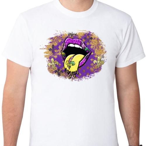 Mardi Gras Lips Sublimation