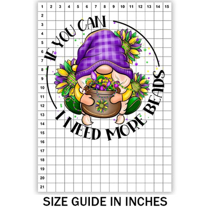 I Need More Beads Sublimation