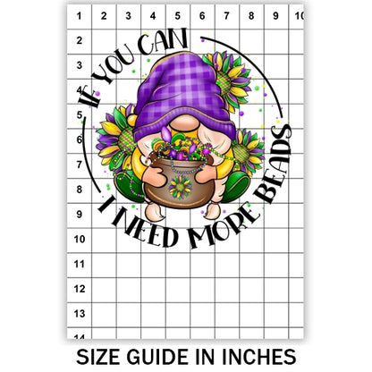 I Need More Beads Sublimation