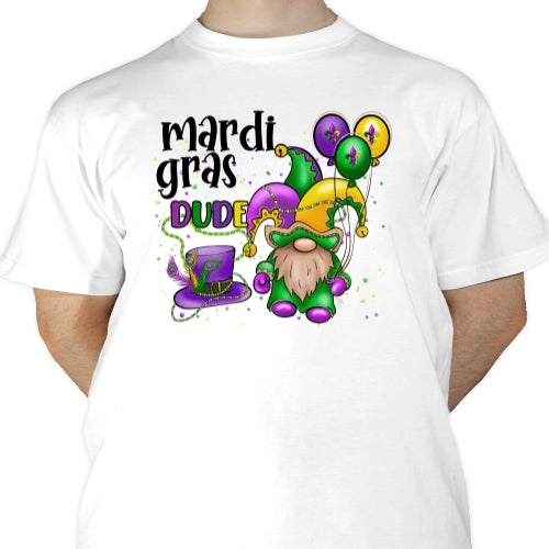 Mardi Gras Dude Sublimation