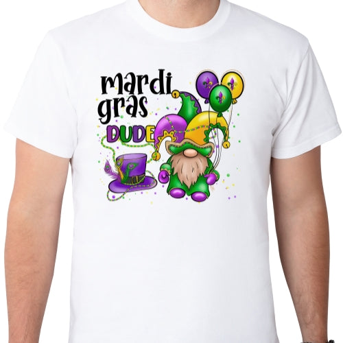 Mardi Gras Dude Sublimation