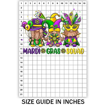 Mardi Gras Squad Sublimation
