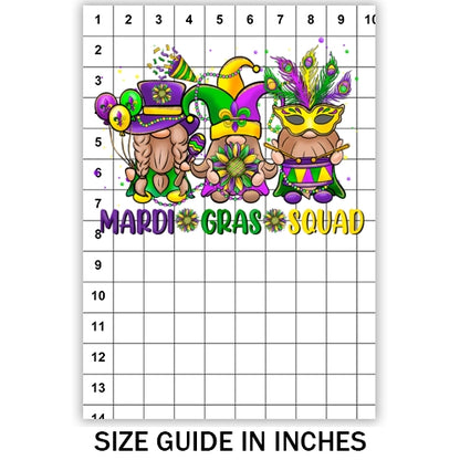 Mardi Gras Squad Sublimation