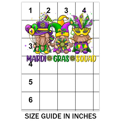 Mardi Gras Squad Sublimation