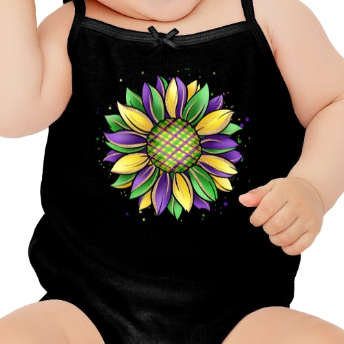 Mardi Gras Sunflower DTF