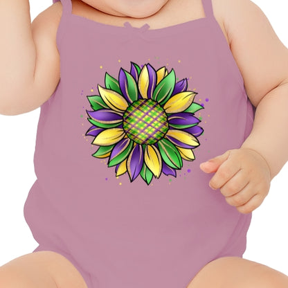 Mardi Gras Sunflower DTF