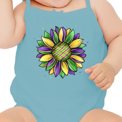 Mardi Gras Sunflower DTF