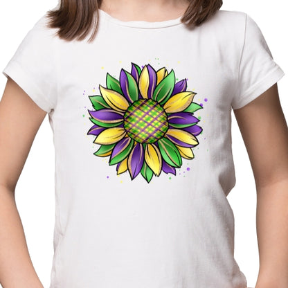 Mardi Gras Sunflower Sublimation