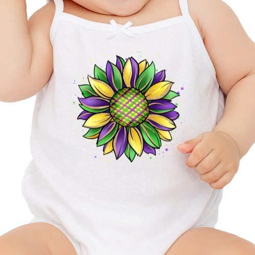 Mardi Gras Sunflower Sublimation