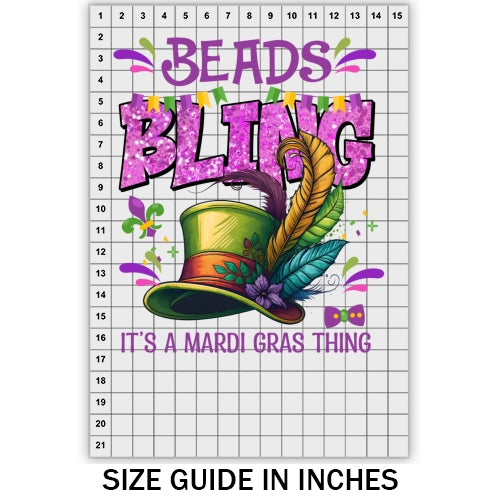 Beads Bling DTF
