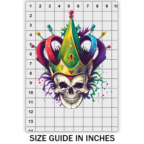 Joker Mardi Gras DTF