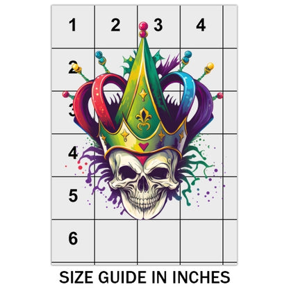 Joker Mardi Gras DTF