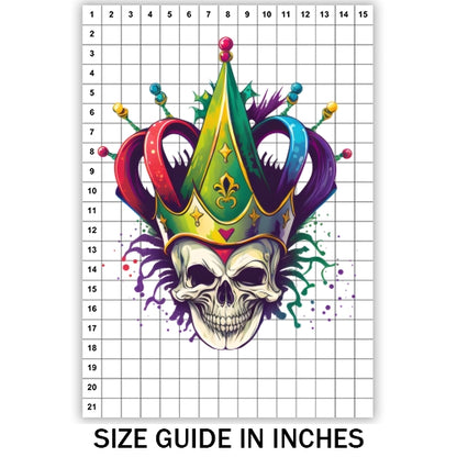 Joker Mardi Gras Sublimation