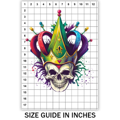 Joker Mardi Gras Sublimation