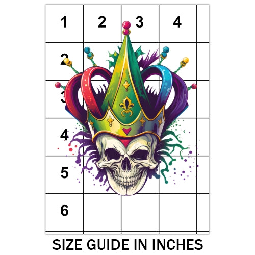 Joker Mardi Gras Sublimation