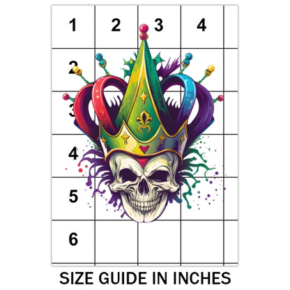 Joker Mardi Gras Sublimation
