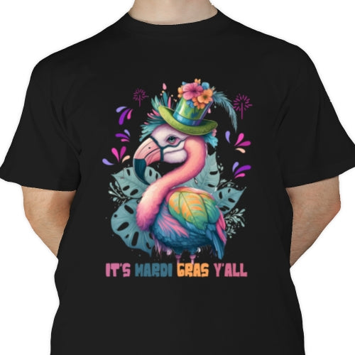 Flamingo Mardi Gras DTF