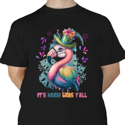 Flamingo Mardi Gras DTF