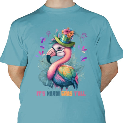 Flamingo Mardi Gras DTF
