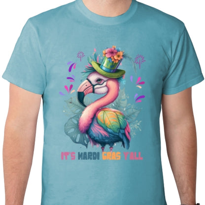 Flamingo Mardi Gras DTF
