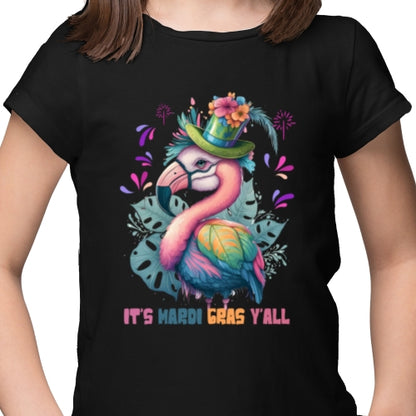Flamingo Mardi Gras DTF