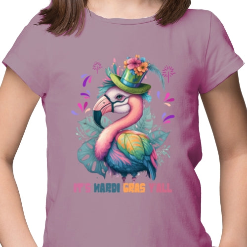 Flamingo Mardi Gras DTF