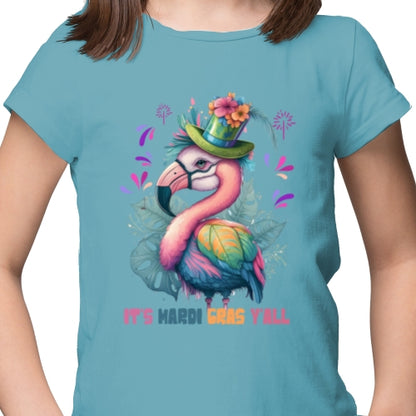 Flamingo Mardi Gras DTF