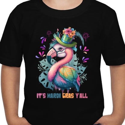 Flamingo Mardi Gras DTF