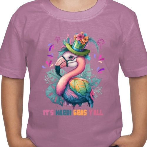 Flamingo Mardi Gras DTF