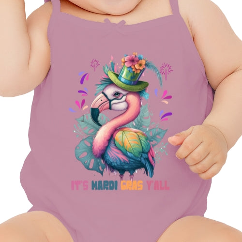 Flamingo Mardi Gras DTF