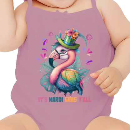 Flamingo Mardi Gras DTF