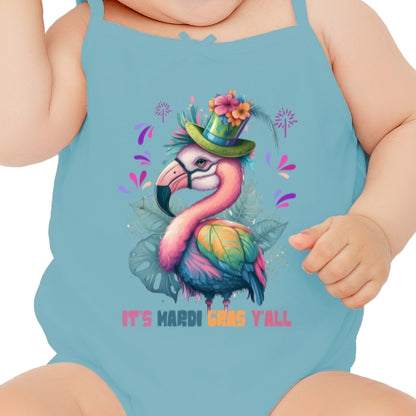 Flamingo Mardi Gras DTF