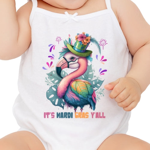 Flamingo Mardi Gras Sublimation