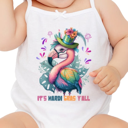 Flamingo Mardi Gras Sublimation