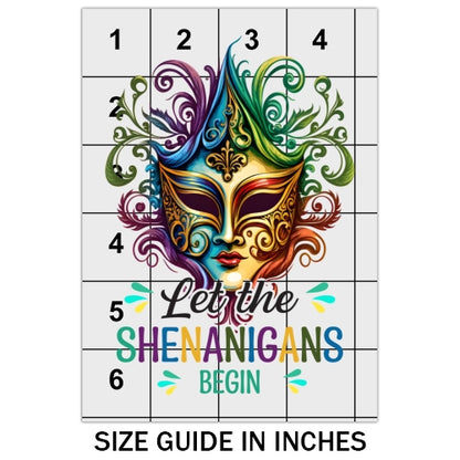 Mardi Gras Mask DTF