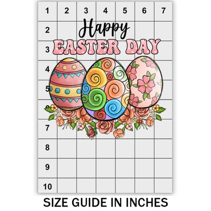 Happy Easter Eggs DTF