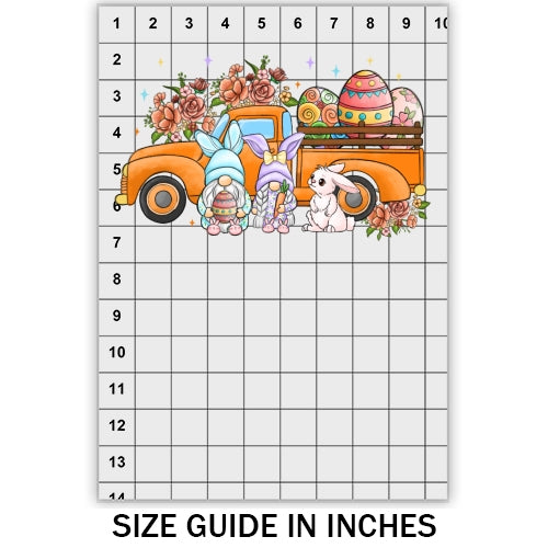 Easter Gnomes Truck DTF