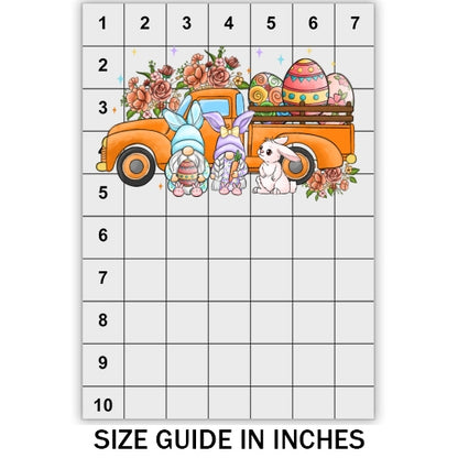 Easter Gnomes Truck DTF