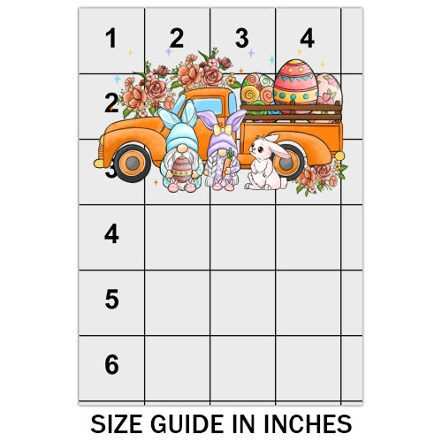 Easter Gnomes Truck DTF