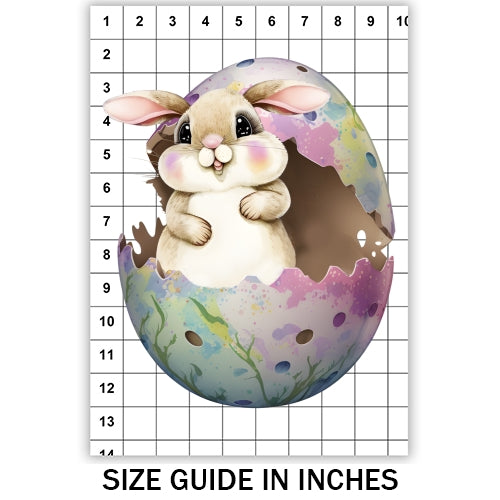 Easter Cracked Egg Rabbit Sublimation