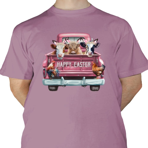 Happy Easter Cows DTF