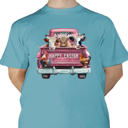 Happy Easter Cows DTF