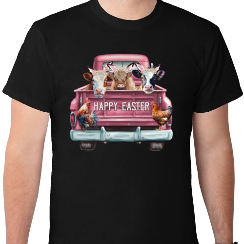 Happy Easter Cows DTF