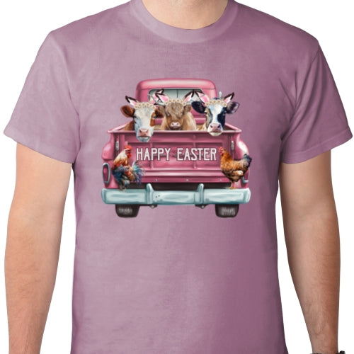 Happy Easter Cows DTF