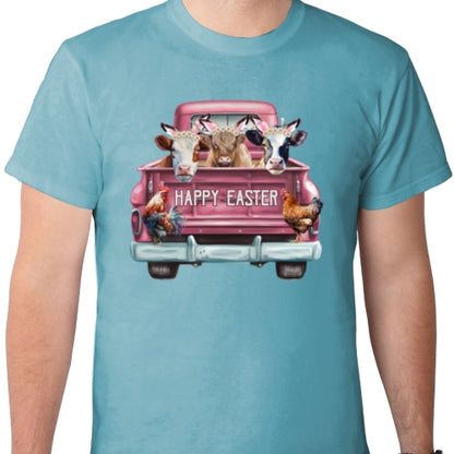 Happy Easter Cows DTF