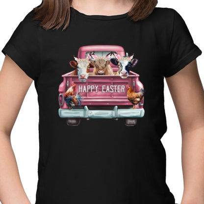 Happy Easter Cows DTF