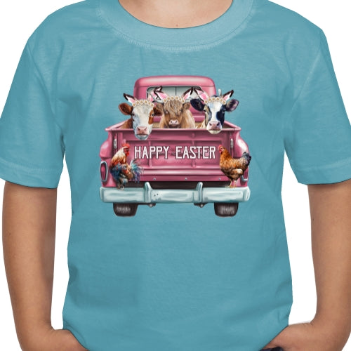 Happy Easter Cows DTF