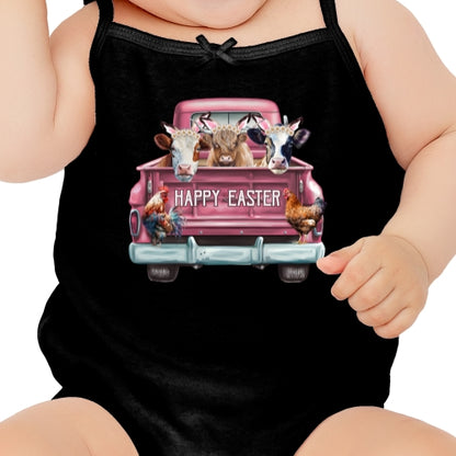 Happy Easter Cows DTF