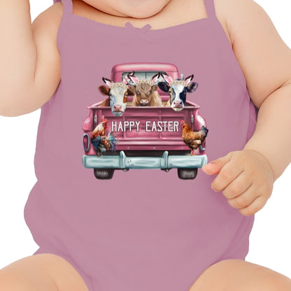 Happy Easter Cows DTF