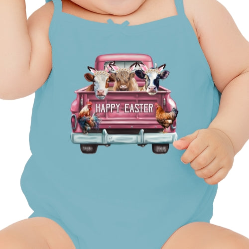 Happy Easter Cows DTF